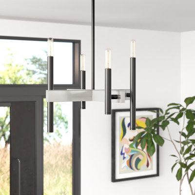 Lustre linéaire moderne à 4 lumières Azan