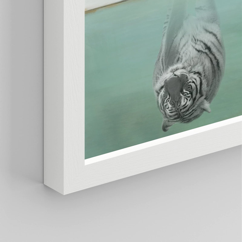 «Kitty Dream Mindset Is Everything Inspiring Inspirational Motif positif» sur papier, Blanc, H 14 po x l 11 po