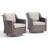 Jenesys Red Barrel Studio Outdoor Wicker Swivel Glider Chairs With Cushions-2006432828