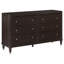Commode brune à 6 tiroirs