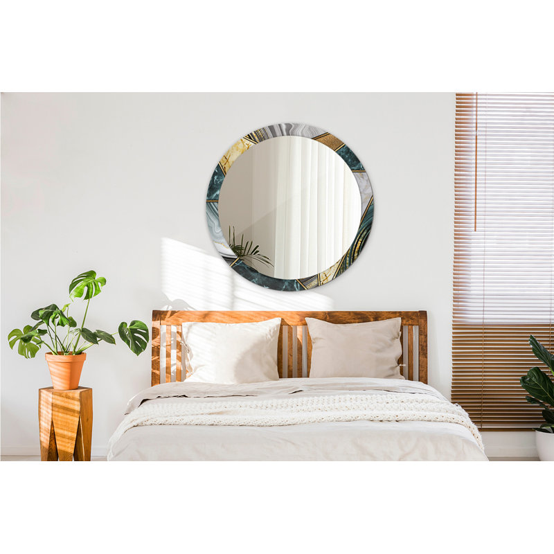 Huldar Glass Flat Wall Mirror