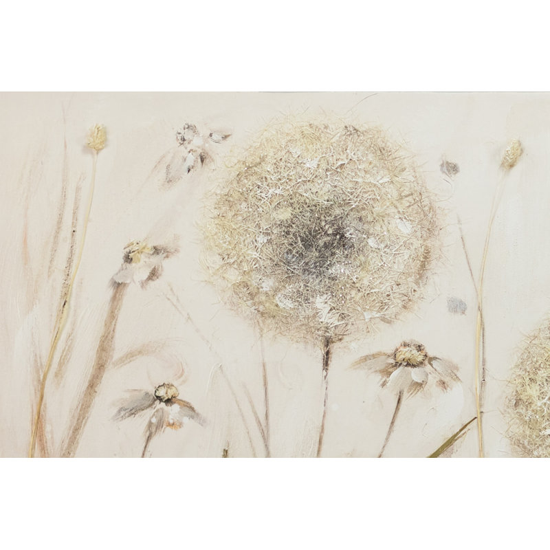 Dandelion Meadow Hand Painted Acrylic Painting