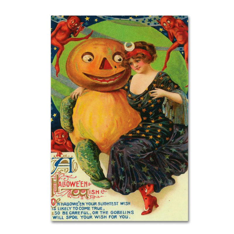 « halloween red header band », reproduction d’impression sur toile tendue, H 24 po x l 16 po