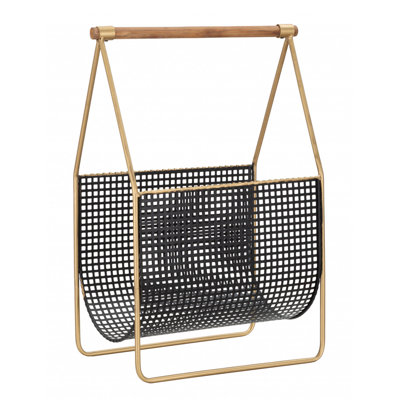 Boman Metal Free Standing Magazine Rack