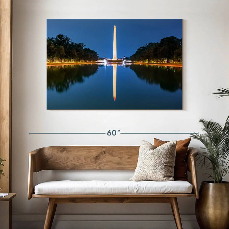 Lilie Washington Monument Reflection, 32" H x 48" W