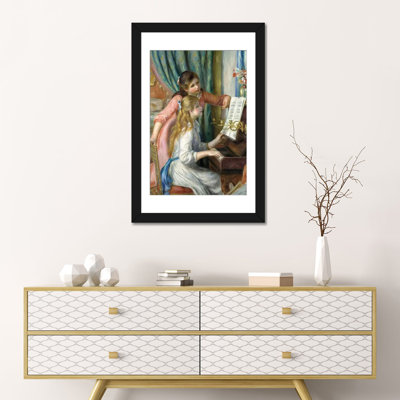 Deux jeunes filles au piano, 1892 par Pierre-Auguste Renoir, reproduction sur toile