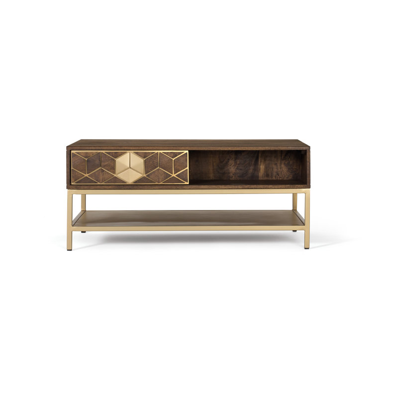 Aliou Four Leg Coffee Table with Storage