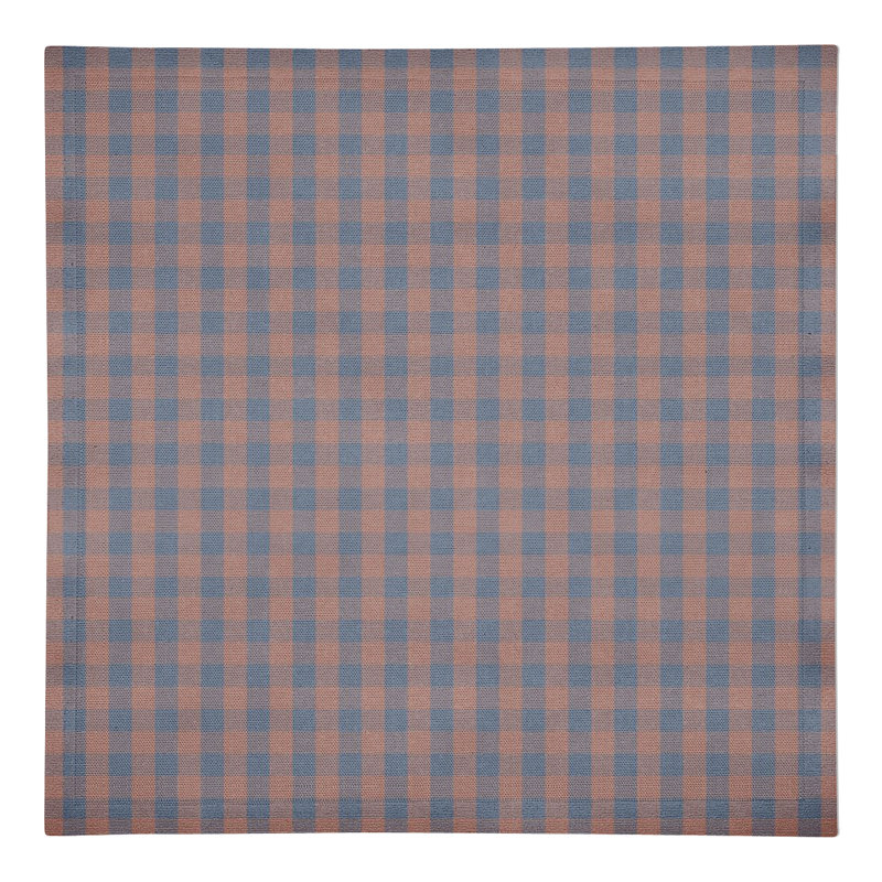 Solan Cotton Plaid Rectangle Napkin, Maroon