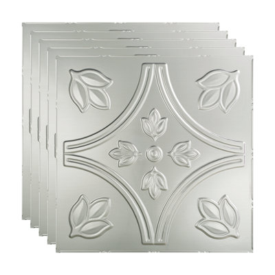 Panneau de plafond décoratif décoratif en vinyle style traditionnel 5 pi x 2 pi FASÄDE