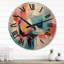 Horloge murale V bois-2060580561