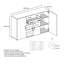 Mccammon 166 Cm Wide 2 Drawer Highboard-1466418994