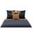 Wooded River Solid Greystone - Pillow Sham - King - 20x36-881485449-881485447