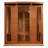 Dynamic Infrared 4 - Person FAR Infrared Sauna in Cedar
