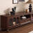 Retro solid wood coffee table TV cabinet combinati