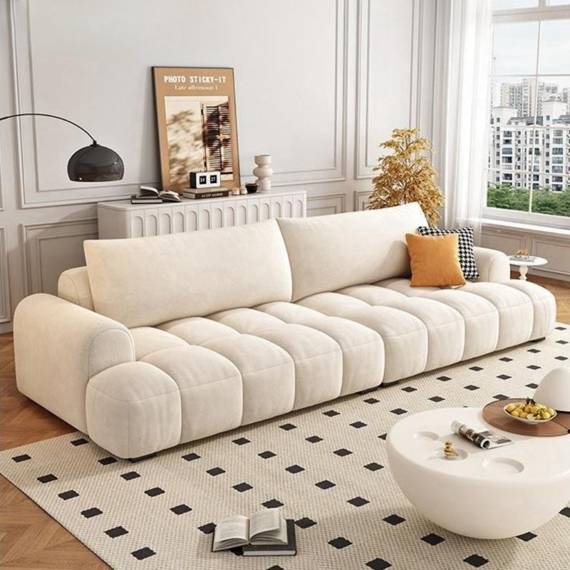 Modern Creative Simple Sofa, Off-white