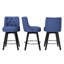 Tabouret de comptoir pivotant rembourré Arleine-92729594-93363830
