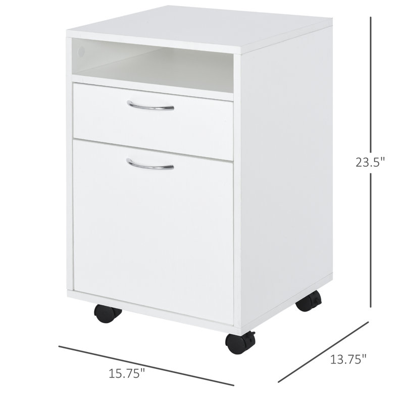 Organisateur de rangement mobile, White