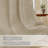 Dawan Faux Linen Semi-Sheer Grommet Curtain Panels-2034590665-2034590656