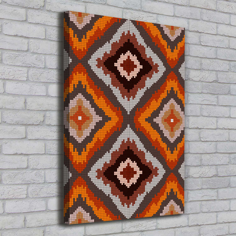 Retro Background - Wrapped Canvas Print