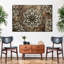 Impression sur toile Floral Mandalas géométriques-1778638635