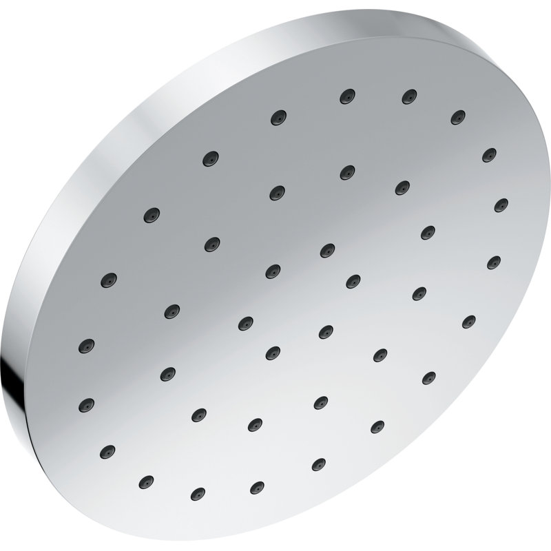 Rain Dual Shower Head with H2Okinetic Technology, Lumicoat Chrome