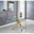 Kara Glass Pedestal Dining Table for 4 or 6 People-198658962-199189783