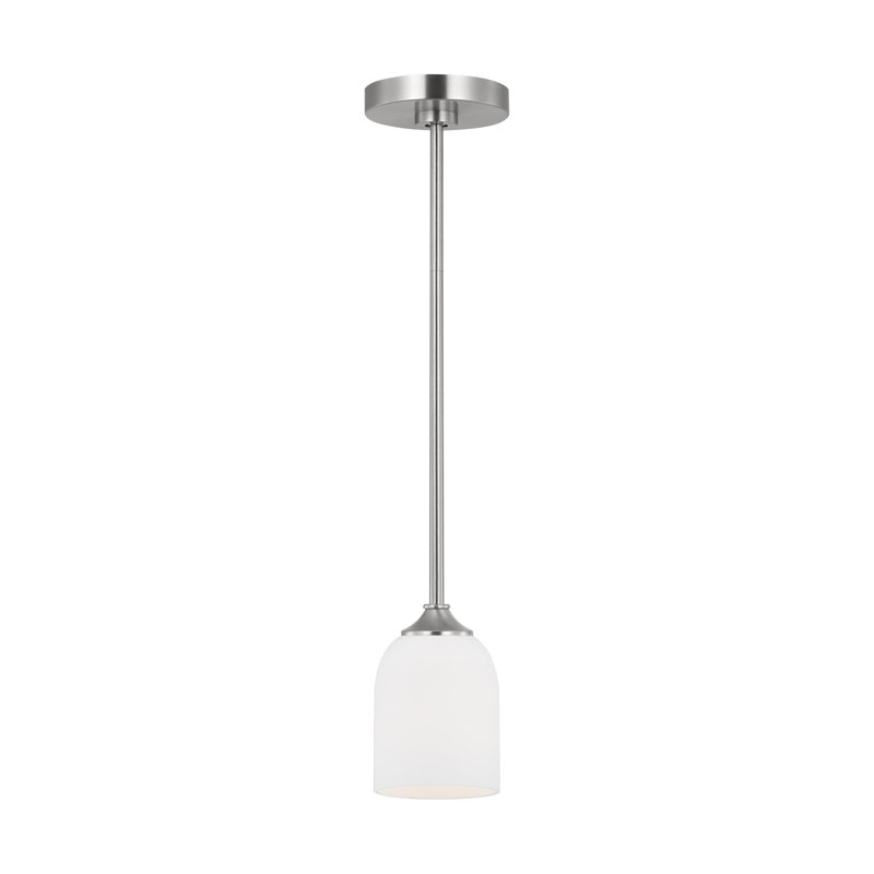 Mini-luminaire suspendu Émile de Génération Lighting , Nickel brossé, Non