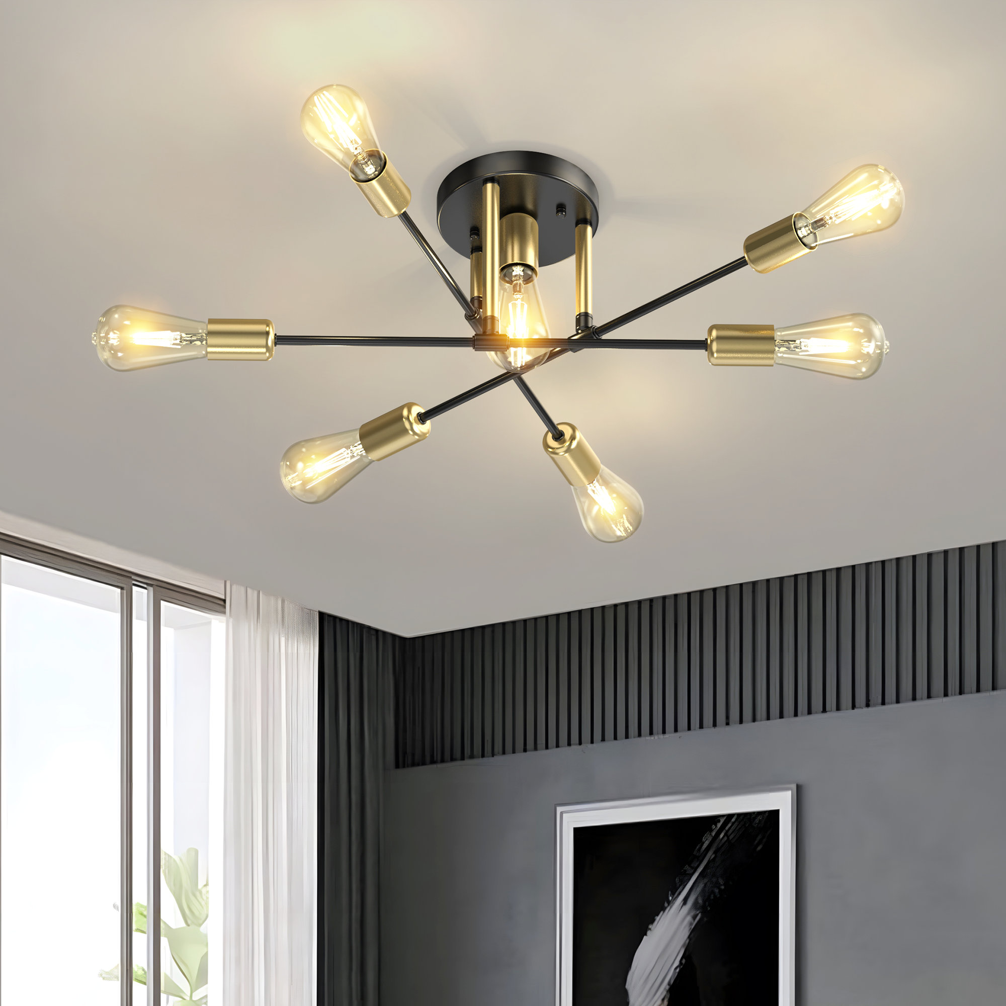 Jacobson Semi Flush Mount