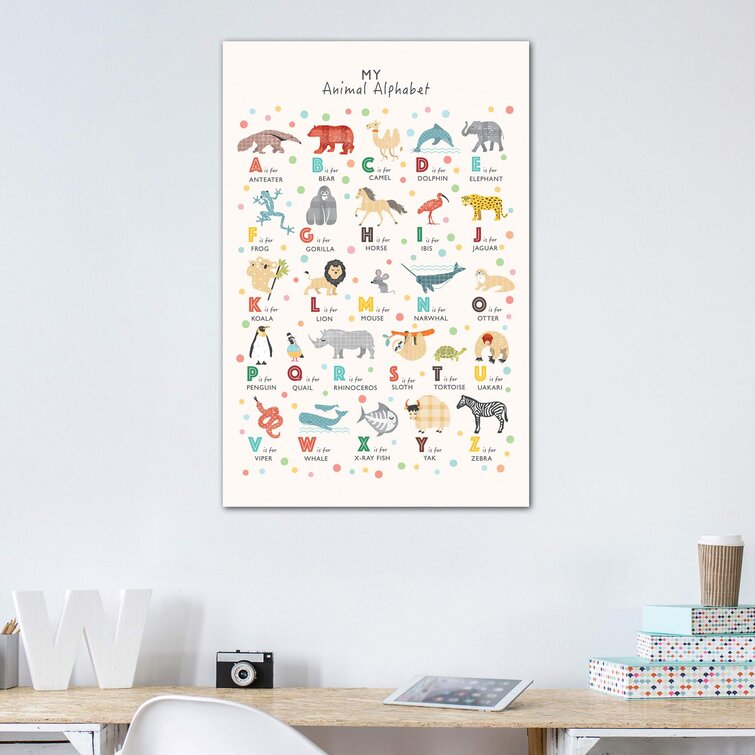 Bless International Animal Alphabet Framed Print 