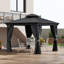 Pavillon de jardin en aluminium l 10 pi x P 10 pi-96861864