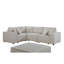 Canapé modulaire avec repose-pieds 99 po Melrose