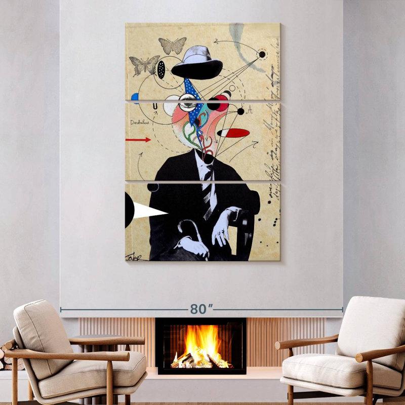 Keiraleigh Deconstructing James Joyce, 74" H x 48" W