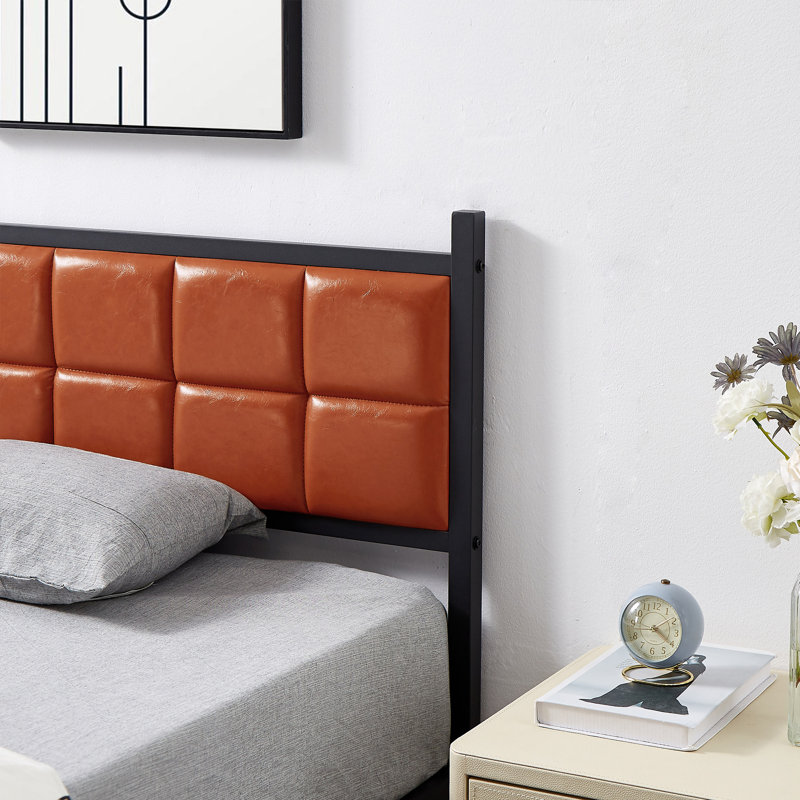 Lit Geneal, Simple, Brun rustique