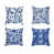 Motif floral bleu est en rupture de stock