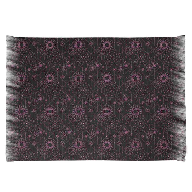Tapis noir/rose astrologie Mcguigan, Non