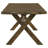 Carbon Knotty Nutmeg Rectangular Dining Table