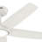 Hunter 44 inch Zentech Wi-Fi ENERGY STAR® Damp Rated 5-Blade Ceiling Fan with LED Light Kit and Handheld Remote-1025416645-1025416646
