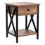 Moderne Delrosario pour table de chevet rustique pour table de chevet
