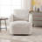 Upholstered Swivel Barrel Chair-90804076