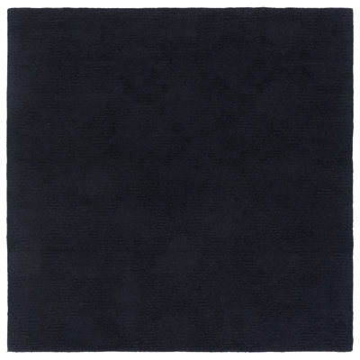 Bacco 676 Hand Tufted Wool/Cotton Geometric Indoor Use Only Rug in Black