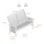 Solid Wood Acacia Outdoor Bench-342761465