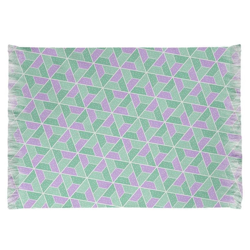 Tapis de zone vert/mauve trapézoïdals Mcguigan, Oui
