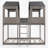 Full Over Full House Bunk Bed-1307237078