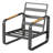 29.9'' Wide Outdoor Single Patio Sofa With Removable Cushions-1119160147