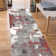 Tapis rouge / gris Nemaha