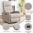 Manual Recliner Chair With Rocker And Swivel In Fabric For Living Room-1790808722