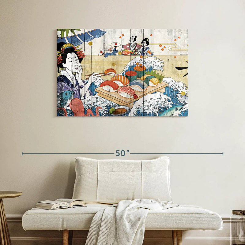 Yarlin japonais classique, H 26 po x l 39 po