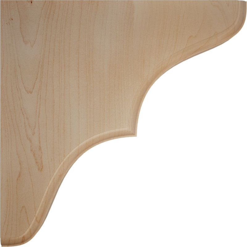 Support en bois Stratford, Érable, H 7,5 po x l 1,75 po x P 7,5 po
