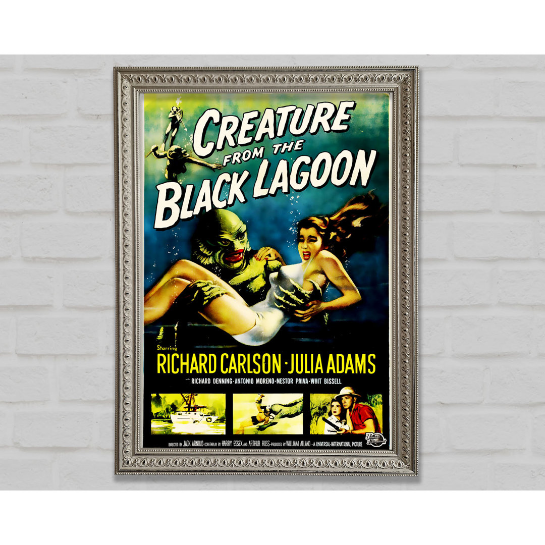 Creature From The Silver Lagoon - Einzelner Bilderrahmen Kunstdrucke