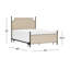 Lit standard tapissier en métal Olague-729343346-715135134